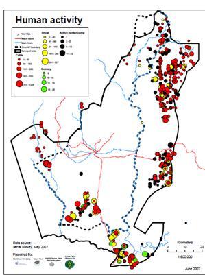 Reconciling Conservation and investment in the Lower Omo Valley Kuraz Development project---no initial consultation Key wildlife areas and corridors included in the project command area EWCA Claimed