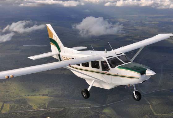 in Botswana. The A is solely mar eted in Africa by Port Alfred based Airvan Africa (Pty) Ltd and CEO Pat Hanly explains how dif cult it was to introduce the plane into the mar et at rst.