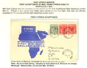 8066 1931, De layed Mail, cover to Zu rich, posted 17 Aug, due to en gine trou bles and crash of an other plane, the ser