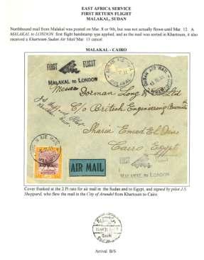, VF........... $100 8085 1931 (9 Mar), Nai robi, Kenya - Phil ip pine Is - lands, cover flown by first air
