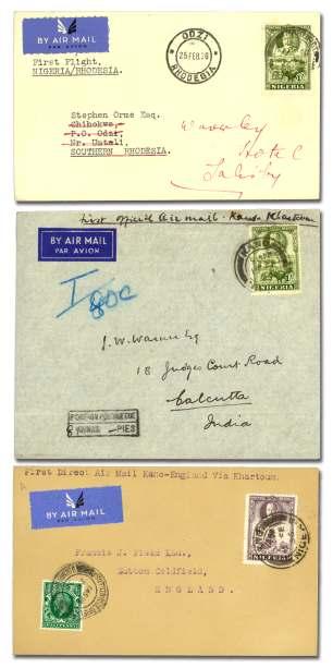 ............ $175 8254 1936-37 (19 Oct-16 Jan), Em pire Ex hi bi tion, Jo - hannesburg, four Ex hi bi tion post cards: 1.
