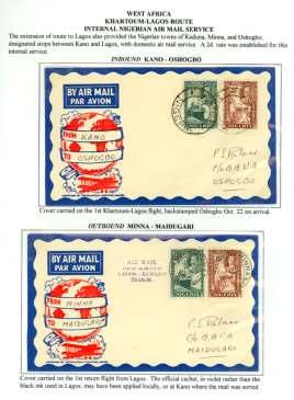 franked 60c with Nai robi ma chine can cel 15 Oct, sev eral backstamps.