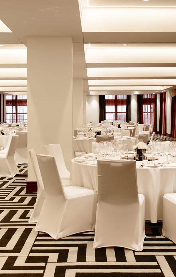 OUR EVENT SPACES 04 / Rooftop 03 04 True to its art deco heritage yet underpinned by a modern design philosophy, the functions and event floor of Primus Hotel Sydney has been spectacularly