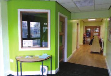 New windows in the meeting room, kitchen and foyer toilets, refreshed outside paintwork, new door into the main hall and tarmacked entrance area have