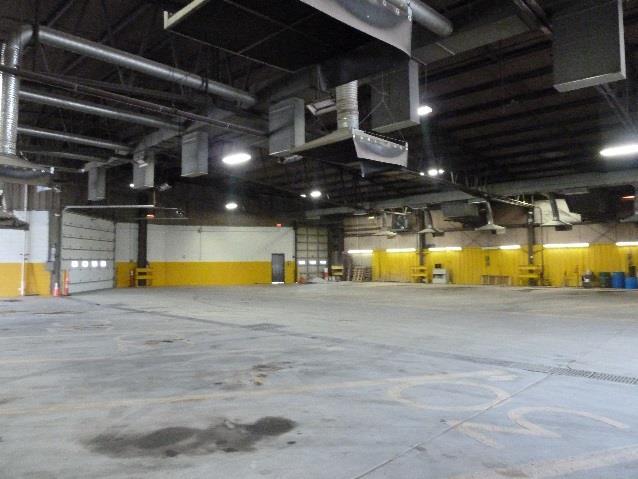 Figure 3: Natural gas fueling facilities at 1900 Lake Ridgeway Road Figure 4: Interior vehicle storage at Grissum Building The Grissum Building facility will accommodate the current COMO Connect