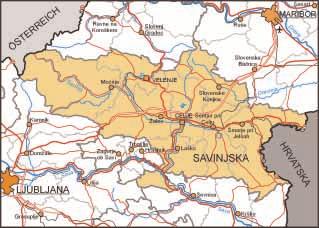 SLOVENIA Which regions are similar to Savinjska?