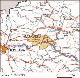SLOVENIA Which regions are similar to Zasavska?