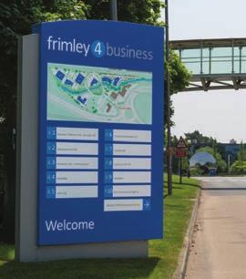 The desirability of Frimley Business Park as a location for international businesses is perfectly exemplified by the accessibility of Farnborough Airport, only 4 miles