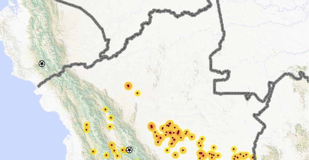 Numbers of fires acquired in early 2007 show the largest event recorded by MODIS in Colombia over the past 15 years.this is a preliminary analysis & has not yet been validated in the field.
