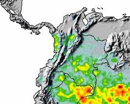 Atlántico, Córdoba, Bolivar, Sucre and Chocó (from Jan to Mar 2016) 8,721,772 Population Exposure within areas covered with significant rainfall anomalies