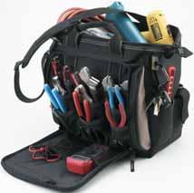 KUSW1539 18 MULTI-COMPARTMENT TOOL CARRIER 54 pockets inside and 4 pockets outside to organise tools and accessories.