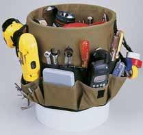 KUSW1118 30 POCKET ALL-IN-ONE BUCKETBAG Complete system designed to store and organise many parts, small tools and accessories.