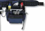 abrasion KUAP1604 17 POCKET, 4 PIECE COMBO APRON Made of 600D polyester fabric and ballistic nylon binding 6 main nail and tool pockets 11 smaller pockets
