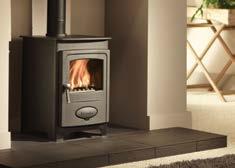 carrier / 5-6 vertical flue adapter Solution DEFRA 10 Our Solution DEFRA stove enables you to burn wood or smokeless