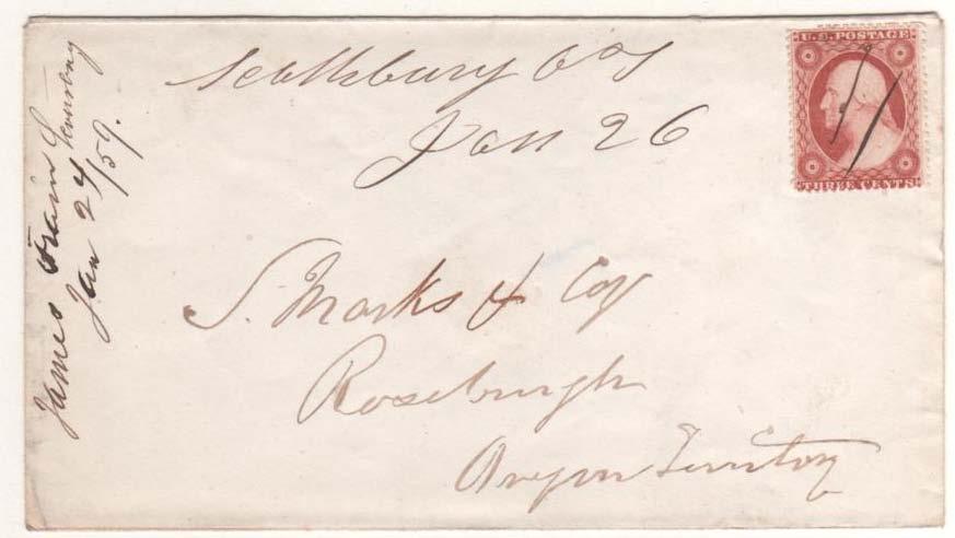 BER 1851 25 March (circa 1853) Scottsburg O.T.