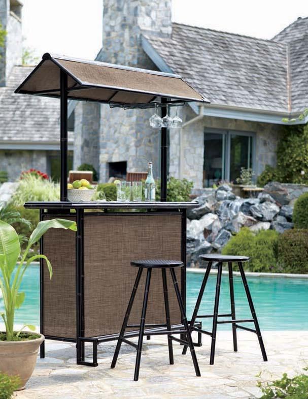 K I N G S T O N BAR COLLECTION Serve up some summertime fun with this compact outdoor bar set that