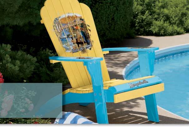 FOLDING ADIRONDACK CHAIR WITH PULL-OUT OTTOMAN NATURAL 33"H x 31"W x 60"D, 8236234 42 FOLDING ADIRONDACK CHAIR WITH PULL-OUT