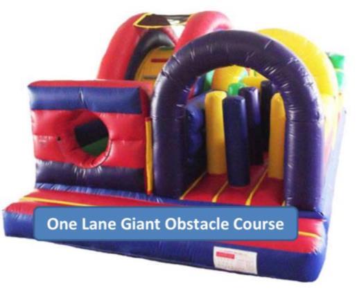hours 30x14x9 65 ft Obstacle Course