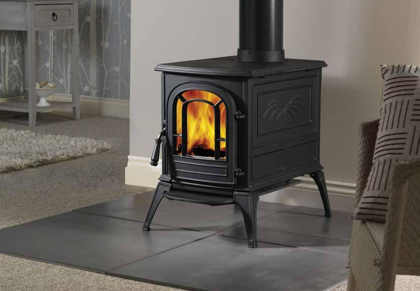 aspen NON-CATALYTIC WOOD STOVE COMPACT DESIGN Perfect for home or cottage, the Aspen offers the warmth and delight of a wood burning fire in even the smallest of spaces.