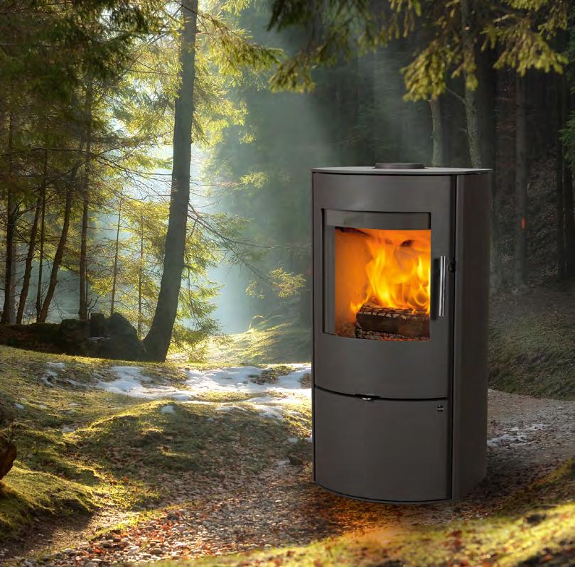 NORD Quality and beautiful design The Nord range of Jydepejsen wood burning stoves impresses with