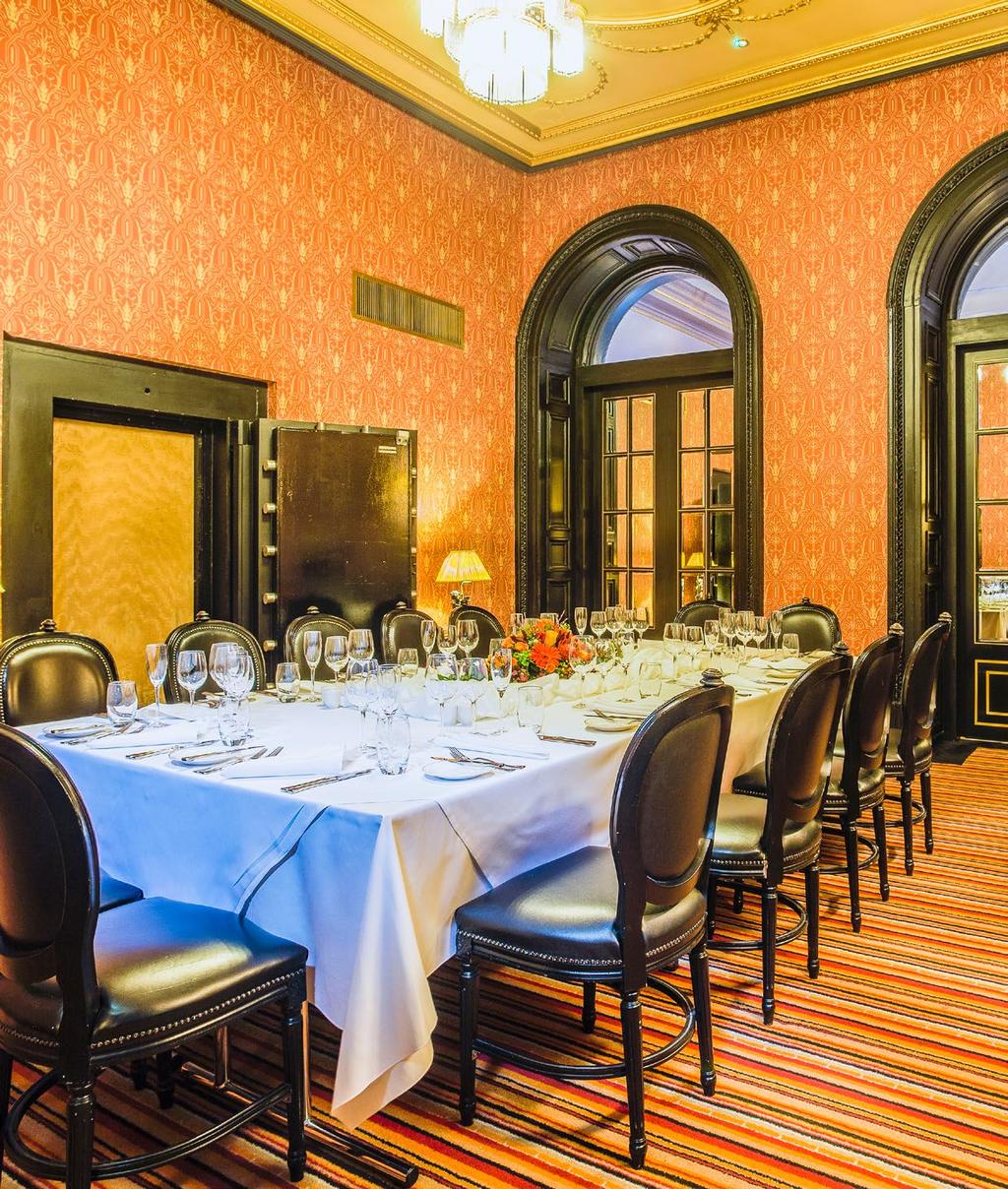 The Private Dining Room This intimate room, situated just off The Great Room Restaurant, is an ideal location for hosting a