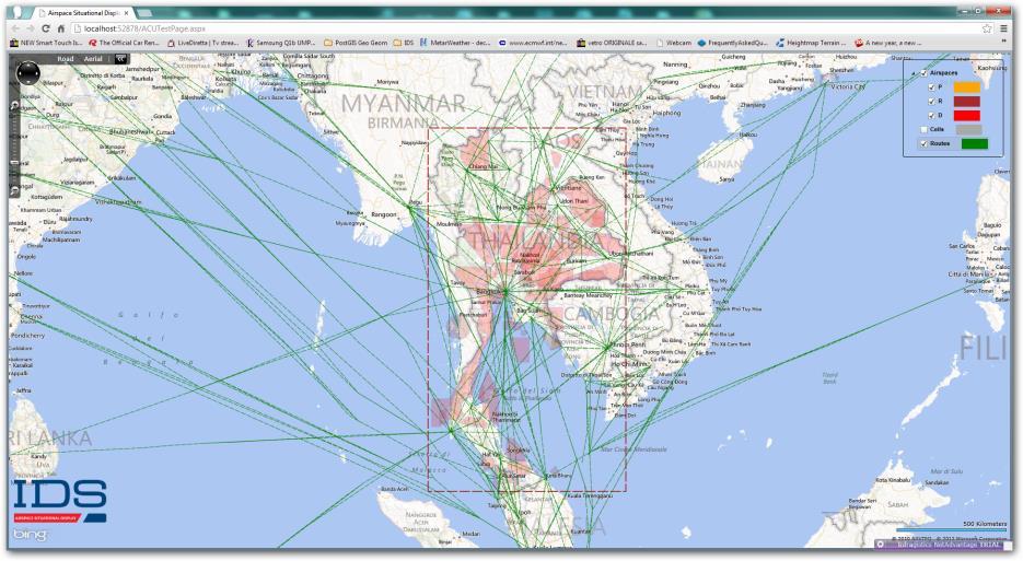 Web portal for the submission and management of airspace reservations Reservations can be made using: Published airspaces Unpublished airspaces used for ACU purposes Provisional airspace