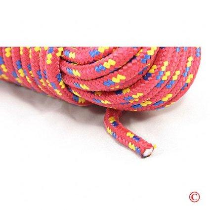flexibility. Characteristics: Lightweight, solid core, braided outside, colorful.