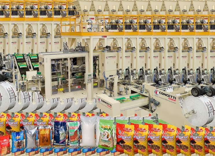 PACKAGING SOLUTION Combined bagging machines for preformed bags and bags