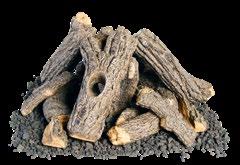 Sage Branches BDS-2 89 Charred Branches BDC-4 91 36-Pc. Wood Chunks WCD-36 249 10-Pc. River Rock Fyre Stones STN-10 107 20-Pc.
