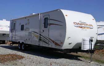 The Monthly Chatter Page 4 of 6 The Sales Lot Ask us about financing options!!! 2008 Coachmen Captiva 280RLS This beautiful 2008 Coachmen Captiva Lite 280RLS would look great behind your truck or SUV.