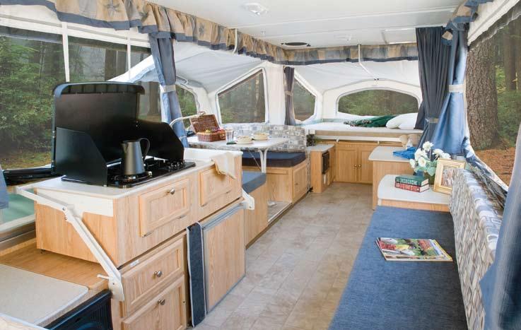 09 Palomino M-Series Get ready for adventure with these M-Series folding campers. They come in four popular floorplans including two slide-out models that offer enhanced living space.