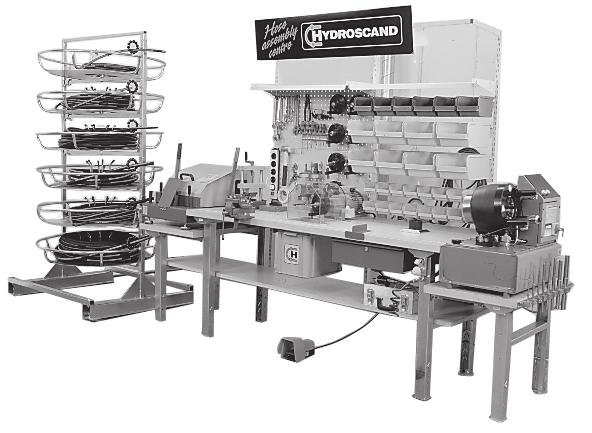 HYDROSCAND Machines Machines Stand pipes PAGE Product group 900 In Hydroscand s machine program you will find machines for hydraulic hose assembly, from swaging machines to collapse mandrels.
