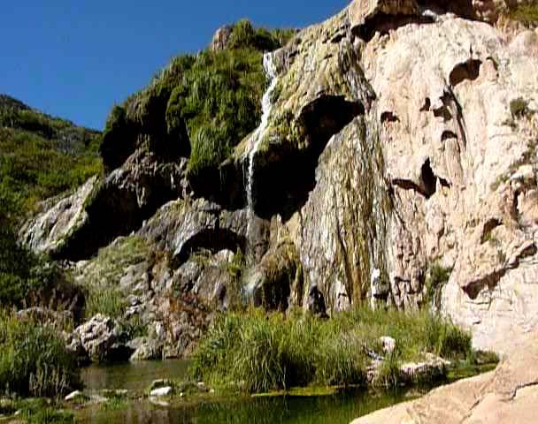 Sitting Bull Falls, NM Sitting Bull Falls is located in the Lincoln National Forest about 30 miles from Carlsbad, NM.