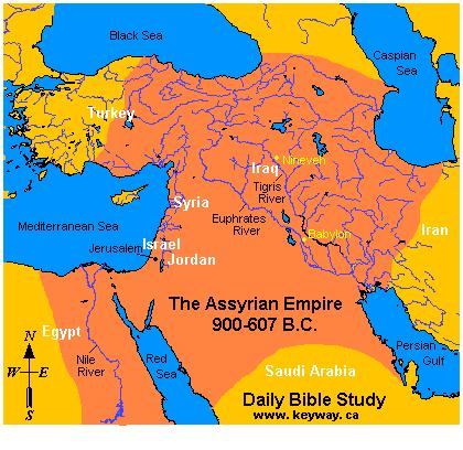 The Assyrians Empire stretched from the Persian Gulf to Egypt Empire divided into provinces each one ruled by a