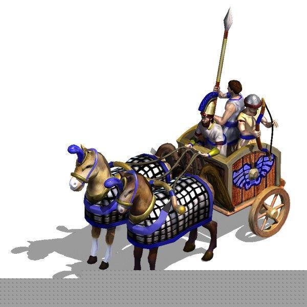The Hittites Army used chariots on lighter wheels that could carry 2 soldiers + a driver Gave them an