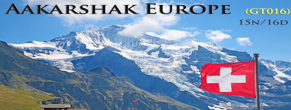 GT016 Aakarshak Europe 16 Days Greetings from WPS Holidays. It gives us immense pleasure to provide you with detailed itinerary and quote for your upcoming holiday to Europe.