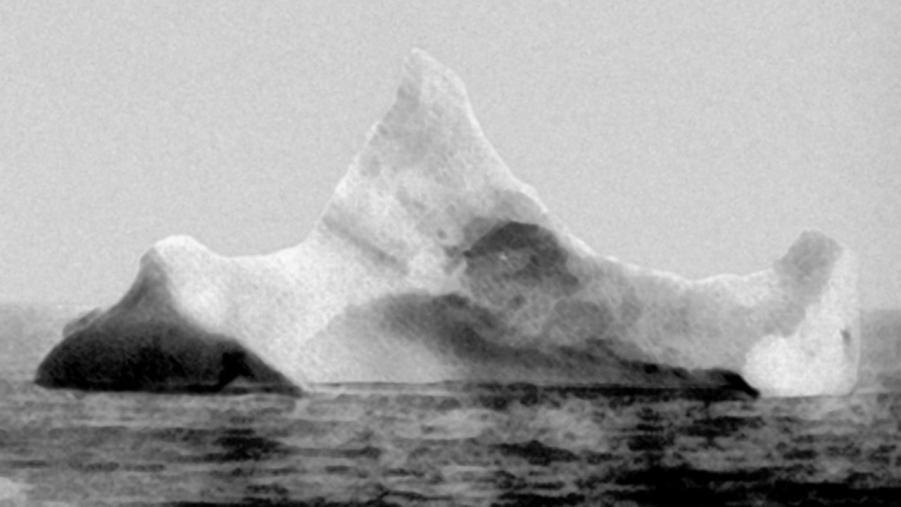April 1 other uses of glaciers This photo of the iceberg that sank the Titanic was taken by the chief steward of the German ocean liner SS Prinz Adalbert just hours