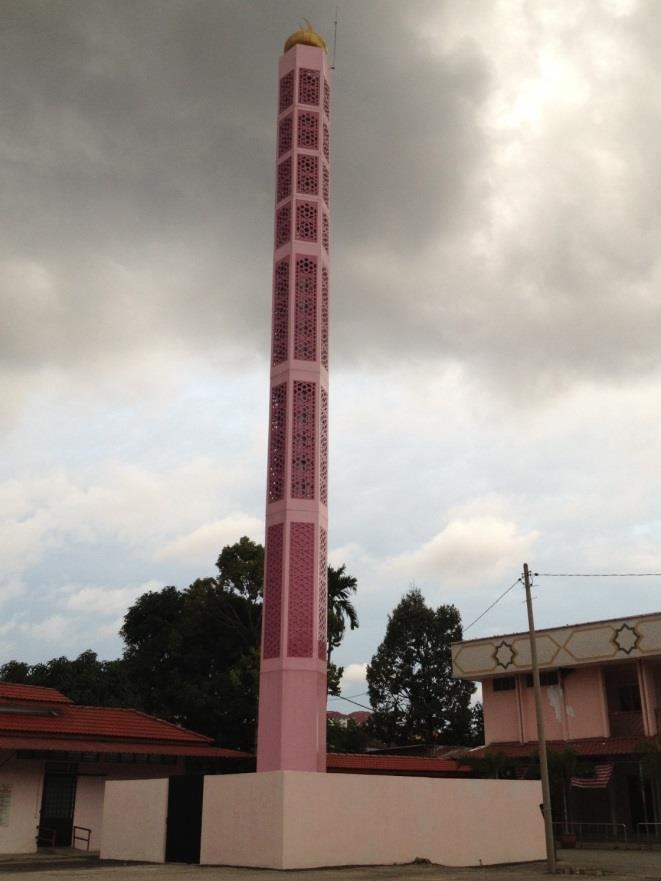 56 2.13.5 Struktur Jenis Minaret Struktur telekomunikasi jenis ini biasanya terdapat di perkarangan masjid.