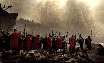 Xerxes found that the place was defended by a body of 300 Spartans and about 7,000 hoplites commanded by the Spartan King Leonidas.