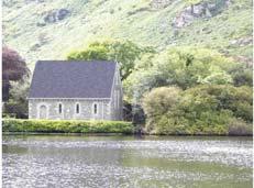Day 9: Friday 11/6, LIMERICK / GOUGANE BARRE PARK / CORK Gougane Barra Park offers a scenic backdrop Gougane Barre Lake where towering hills collide with the tranquil beauty of Gougane Barra Lake on
