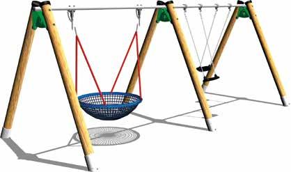 At Sutcliffe Play we are passionate about inclusive play, so as well as conventional seats, our swings can be fitted with inclusive swing seats.