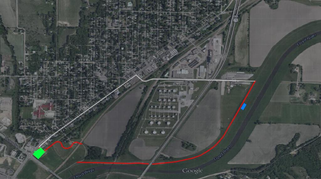 Consequently, has decided that preliminary design option two would not be the best option for Sioux City for reasons similar to why the first design alternative was not selected.