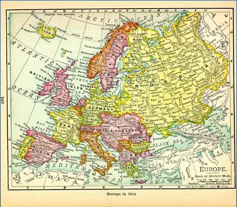 Europe - 1914 Source: