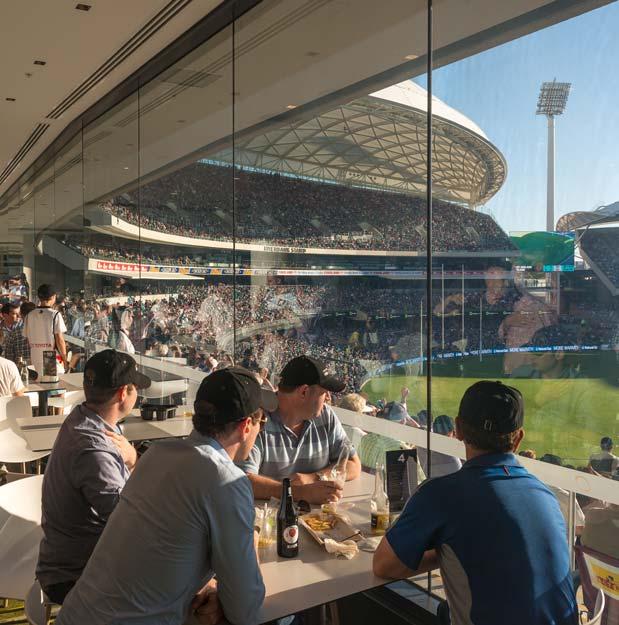 The heart of corporate entertaining THE AUDI STADIUM CLUB IS THE FIRST OF ITS KIND IN SOUTH AUSTRALIA, PROVIDING EXCLUSIVE AND FULLY
