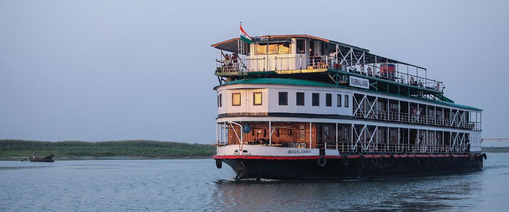 Sample Itinerary INCREDIBLY ON THE GANGES UPSTREAM 12 Days on Tour: 8 Nights on Bengal Ganga & 3 Nights in Hotels The cruise schedule includes the latest information regarding your program, but last