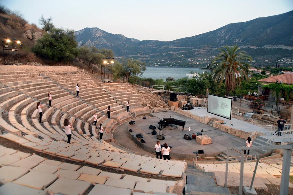 For educational purposes the local branch of the Archaeology Ephorate of the Ministry of Culture has granted the Lyceum the use of - The Ancient Theatre of Epidaurus - The