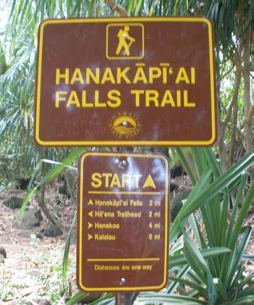 The major trail head along the Na Pali Coast is accessible from the western terminus of the Kuhio Highway near Haena.