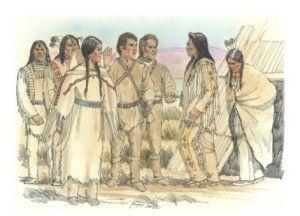 Sacagawea reunited with her long lost brother during the journey.
