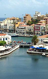 Sunday Wake up to a morning in Crete, an island with an exquisite 1,000 kilometer-long coastline dotted with numerous coves, bays and peninsulas, affording a multitude of soft, sandy beaches along