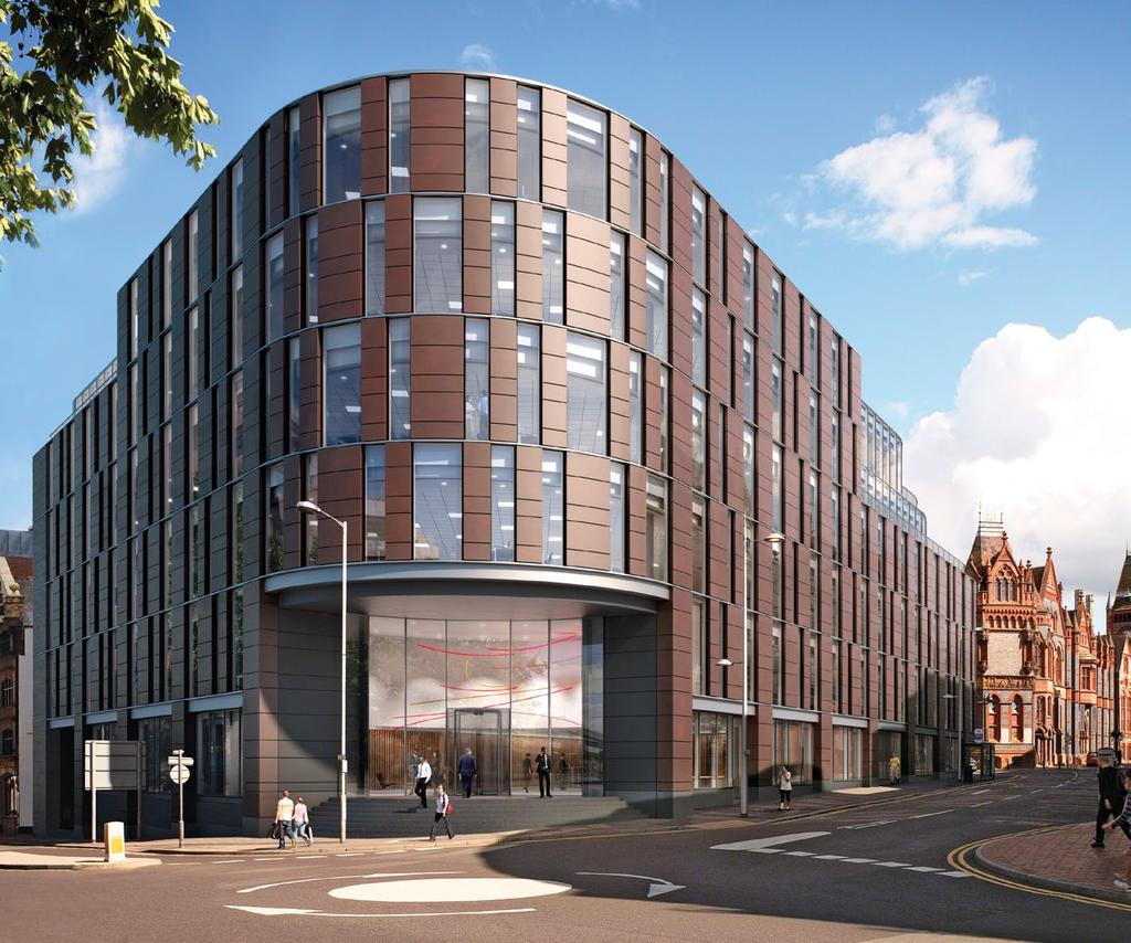 PROFILE DOMINATING THE ENTRANCE TO THE TOWN CENTRE AND READING S BUSINESS CORE. Directly facing Reading station, R+ will provide generously proportioned, flexible and sustainable office accommodation.